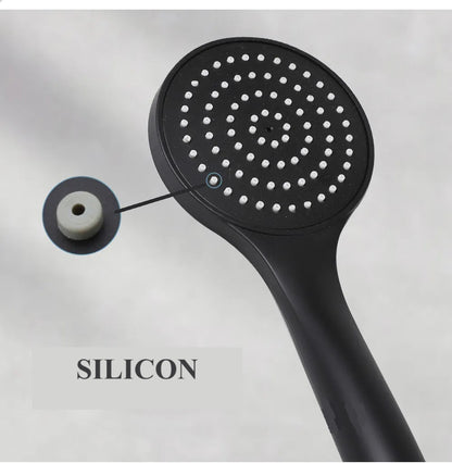 Para de dus, 1 functie, negru  RV888845H