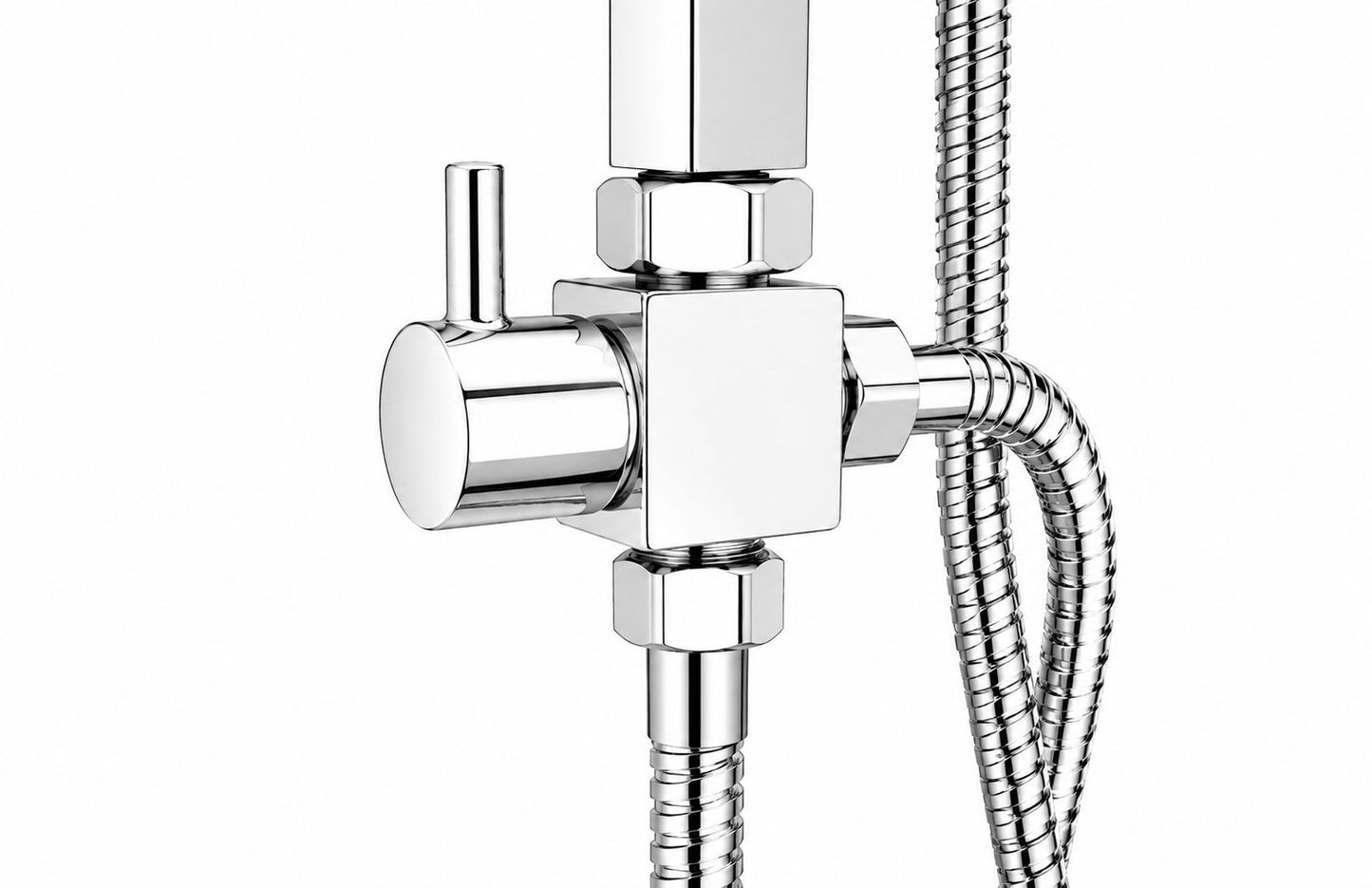 Coloana de dus cu para mobila, model rotund, crom RV888827