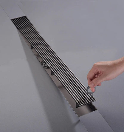 Rigolă duș liniară, inox 304, 57x500mm, satin RV8888103