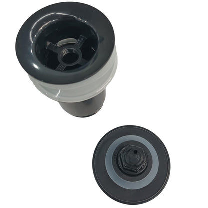 Ventil lavoar cllick-clack, ABS, negru RV888856