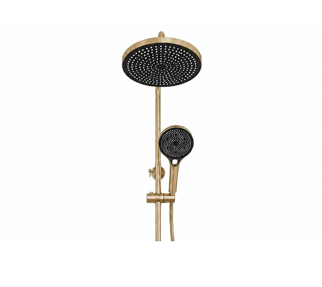 Coloana de dus, baterie incorporata, alama, auriu periat RV61019BG