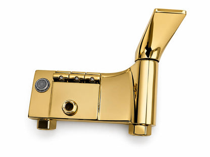 Coloana de dus, baterie incorporata, tip pian, alama, auriu lucios  RV140GOLD