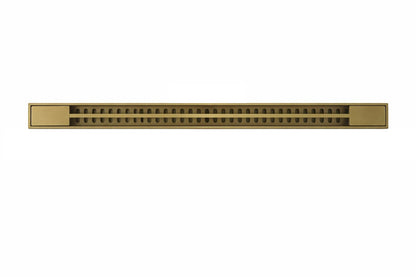 Rigolă duș liniară slim, reversibila, inox 304, 600x32mm, auriu periat RV8888114