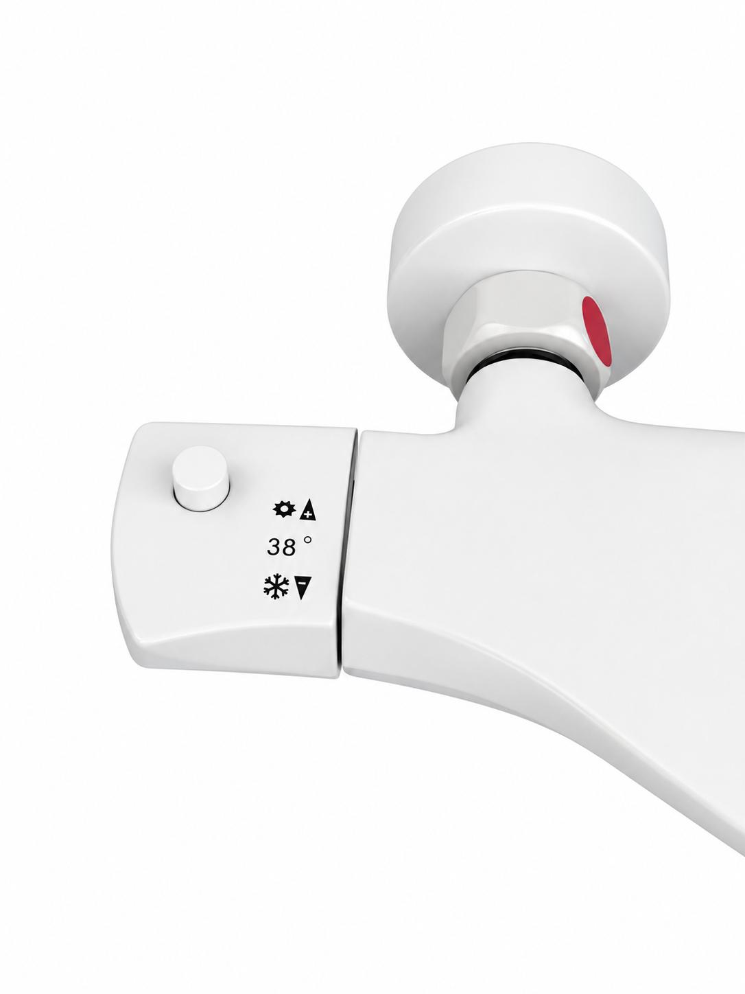 Coloana de dus, baterie incorporata, termostat, alama, alb  RV84040W