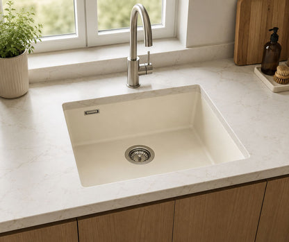 hiuveta Bucatarie Compozit Granit, Monocuva, instalare pe blat sau sub blat 55x45x18 cm RV8888152L