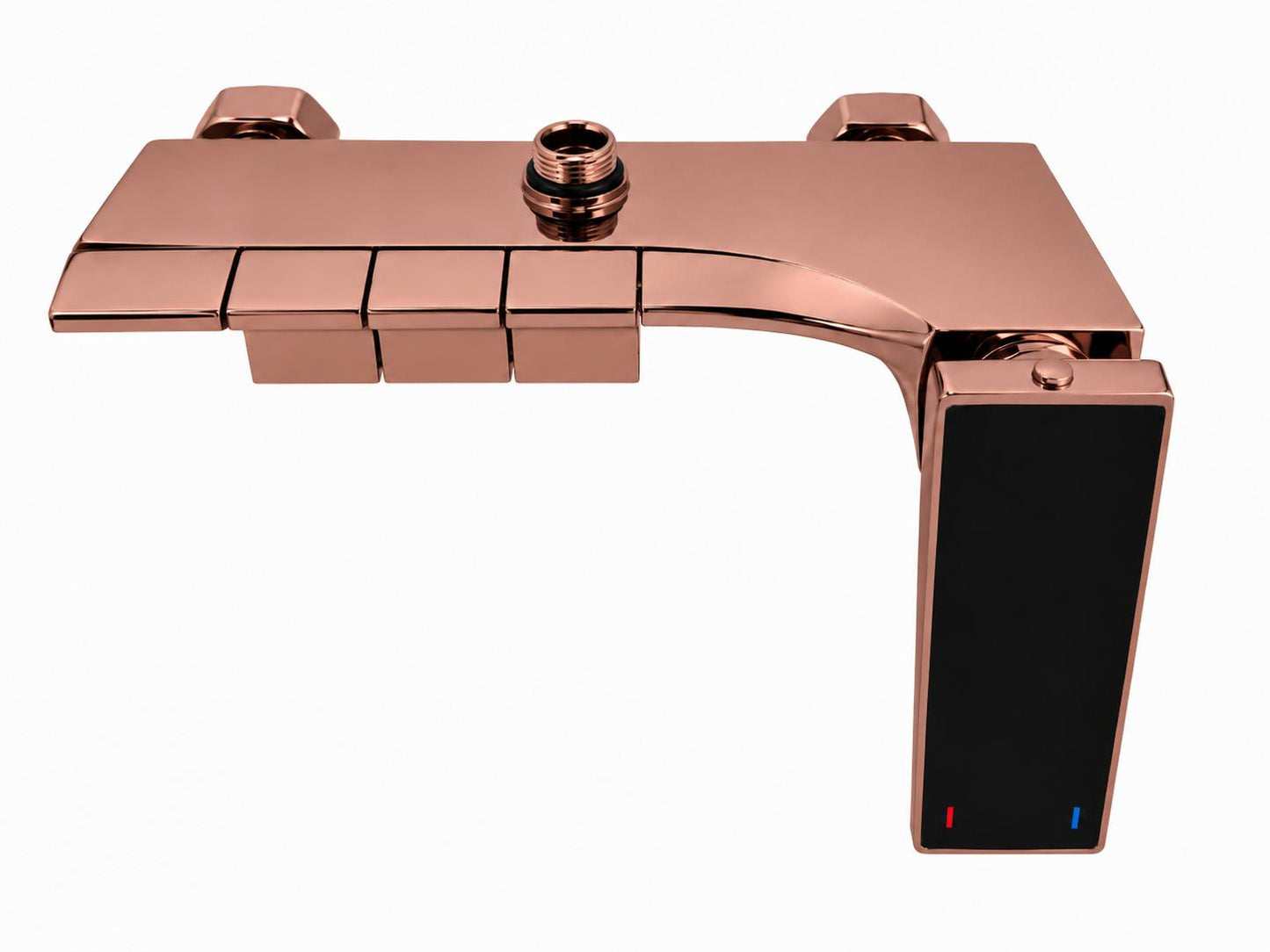 Coloana de dus, baterie incorporata, tip pian, alama, rose-gold  RV140R