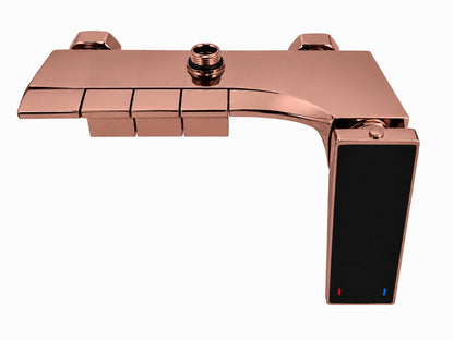 Coloana de dus, baterie incorporata, tip pian, alama, rose-gold  RV140R