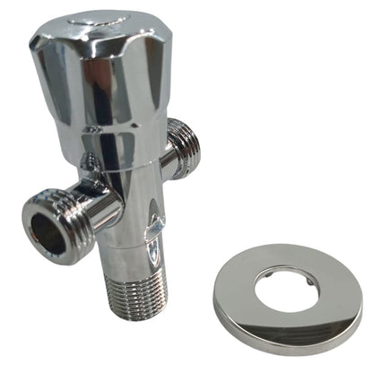 Robinet coltar cu rozeta 1/2"x1/2"x1/2" RV888816