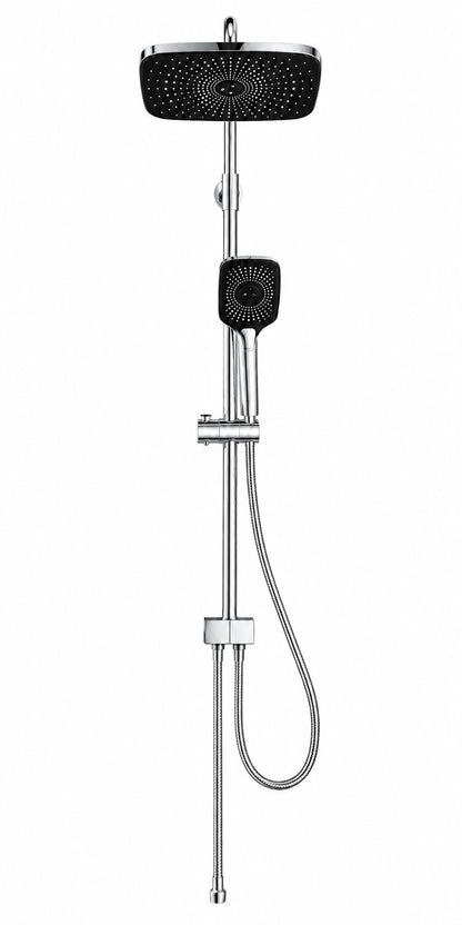 Coloana de dus fara baterie, cu para mobila, Radinavico, cu 3 functii, crom RVL23210C
