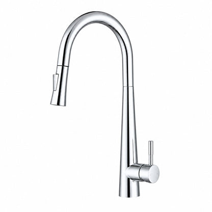 Baterie de bucatarie, otel inoxidabil, pipa extractabila, crom  RV5817C