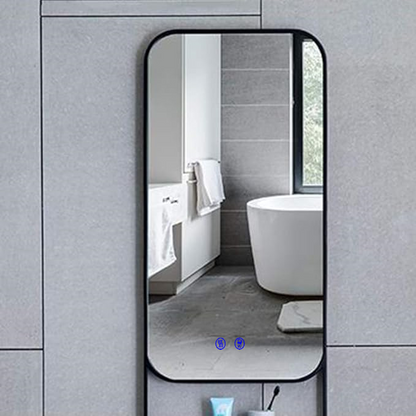 Oglinda LED cu polita, 90x50cm  RV-LBN001