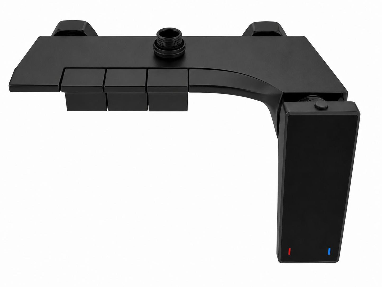 Coloana de dus, baterie incorporata, tip pian, alama, negru  RV140B