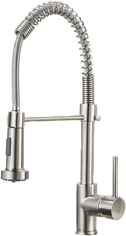 Baterie de bucatarie cu dus extractabil, 2 functii, crom RV9767G