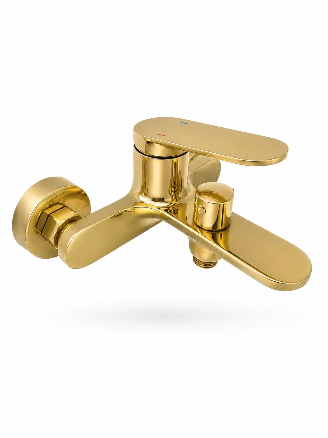 Baterie de cada, alama, fara set de dus, auriu lucios RV1653GOLD
