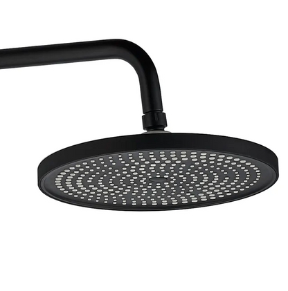 Coloana de dus, baterie incorporata, alama, negru  RV61019B