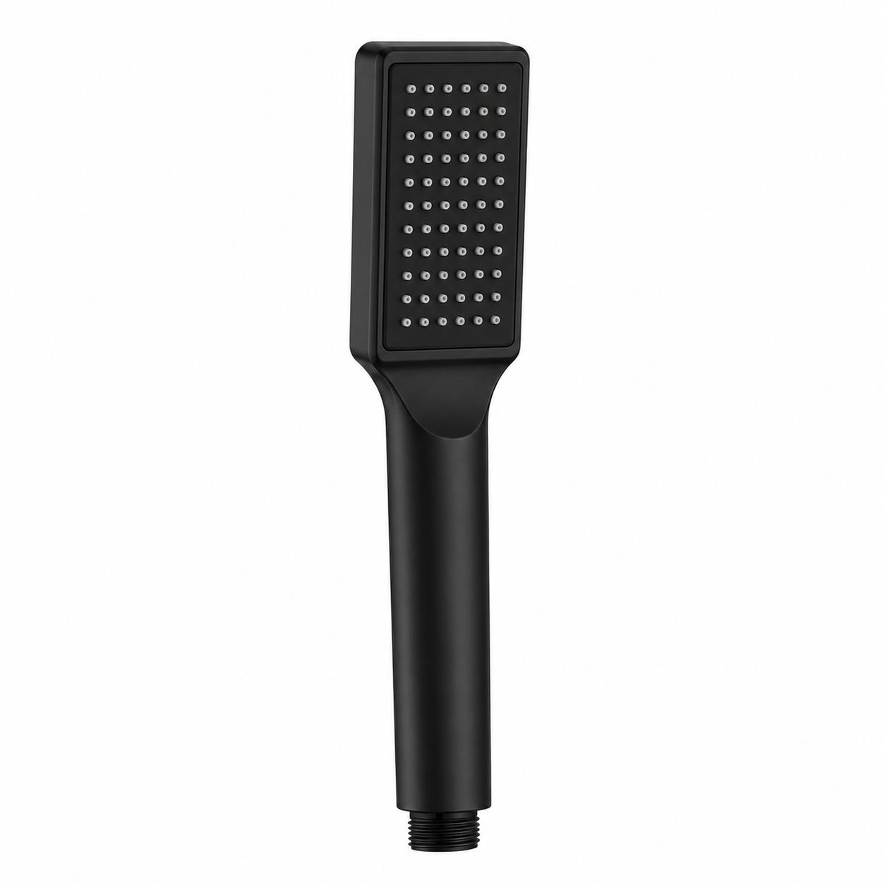 Set dus cu suport culisant si para minimalista, negru RV8888163B