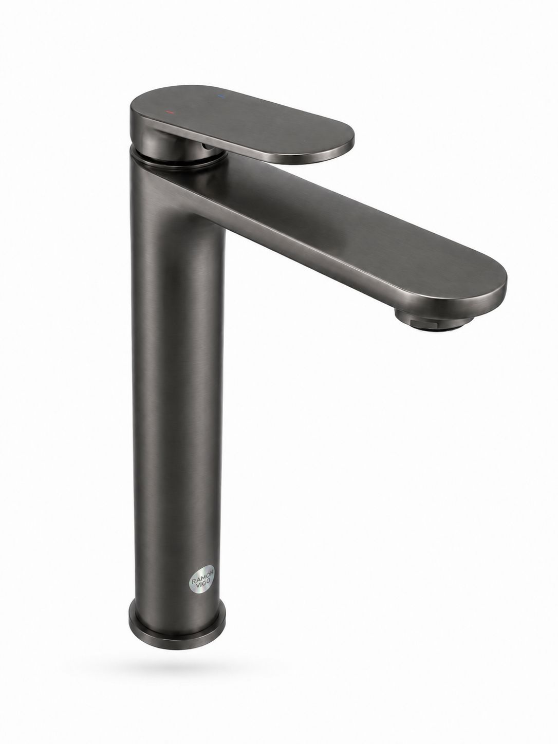 Baterie pentru lavoar cu corp inaltat, alama, gri  RV1651HG