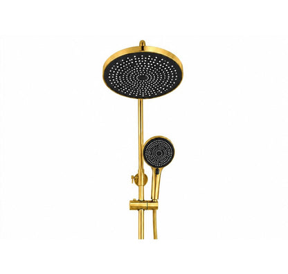Coloana de dus, baterie incorporata, alama, gold, auriu  RV61019GOLD