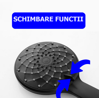 Para de dus, 5 functii, negru  RV888846H