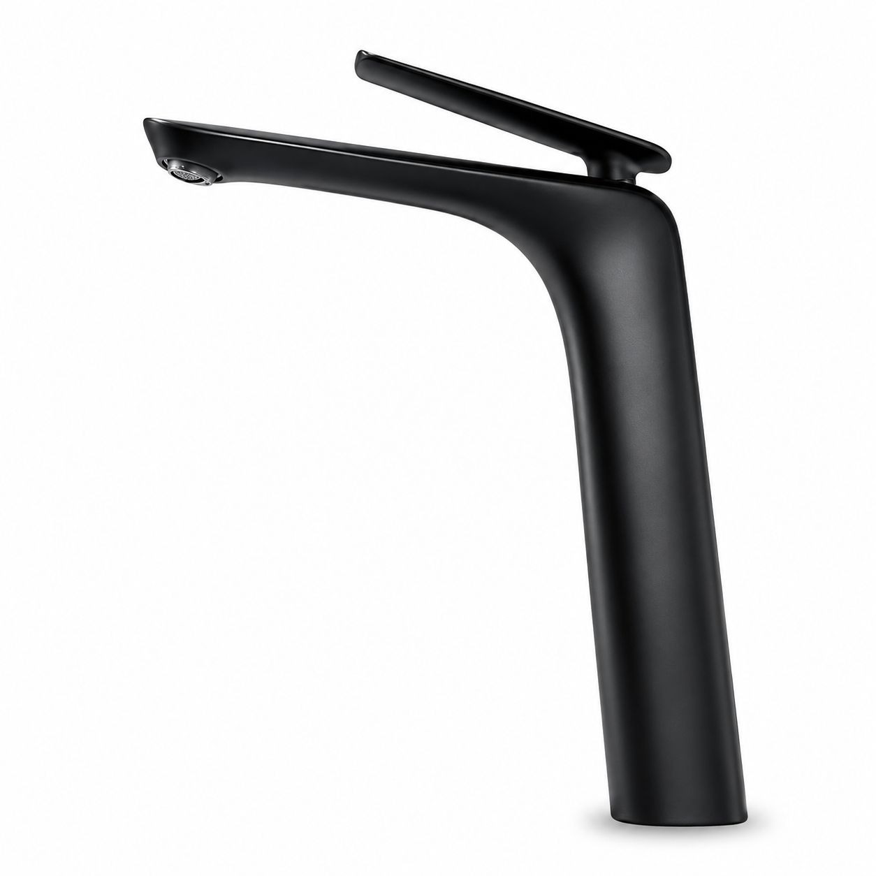 Baterie lavoar inaltata, alama, kit instalare inclus, negru  RV7401HB