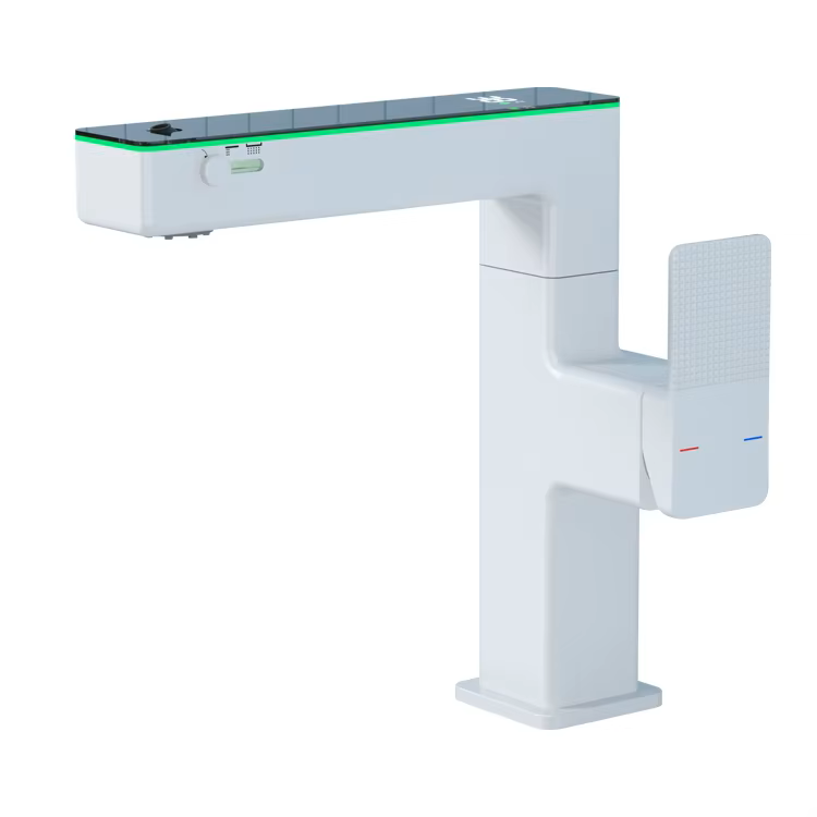 Baterie lavoar cu LED, indicator temperatura, alb RVH3623W