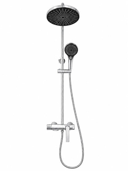 Coloana de dus, baterie incorporata, alama, crom  RV61019C
