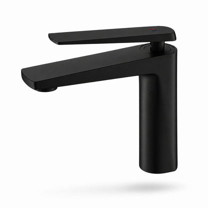 Baterie pentru lavoar, alama, negru  RV6101B