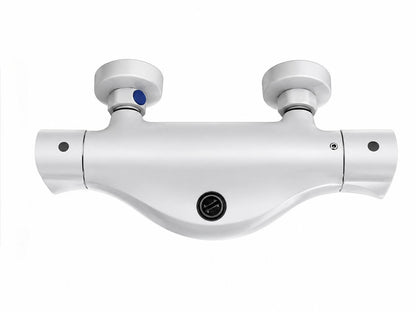 Coloana de dus, baterie incorporata, termostat, alama, alb  RV84040W