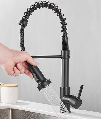 Baterie de bucatarie cu dus extractabil, 2 functii, crom RV9767B