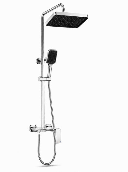 Coloana de dus, baterie incorporata, tip pian, alama, crom  RV140C
