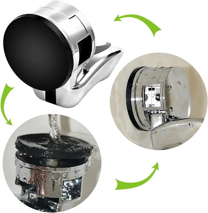 Suport para de dus, montare cu ventuza, crom RV888878