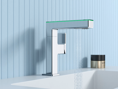 Baterie lavoar cu LED, indicator temperatura, crom RVH3623C