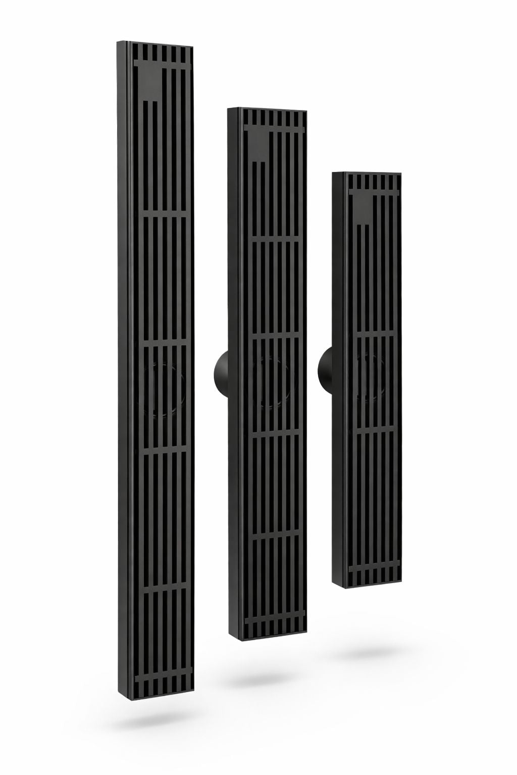 Rigolă duș liniară, inox 304, 57x400mm, negru RV8888101