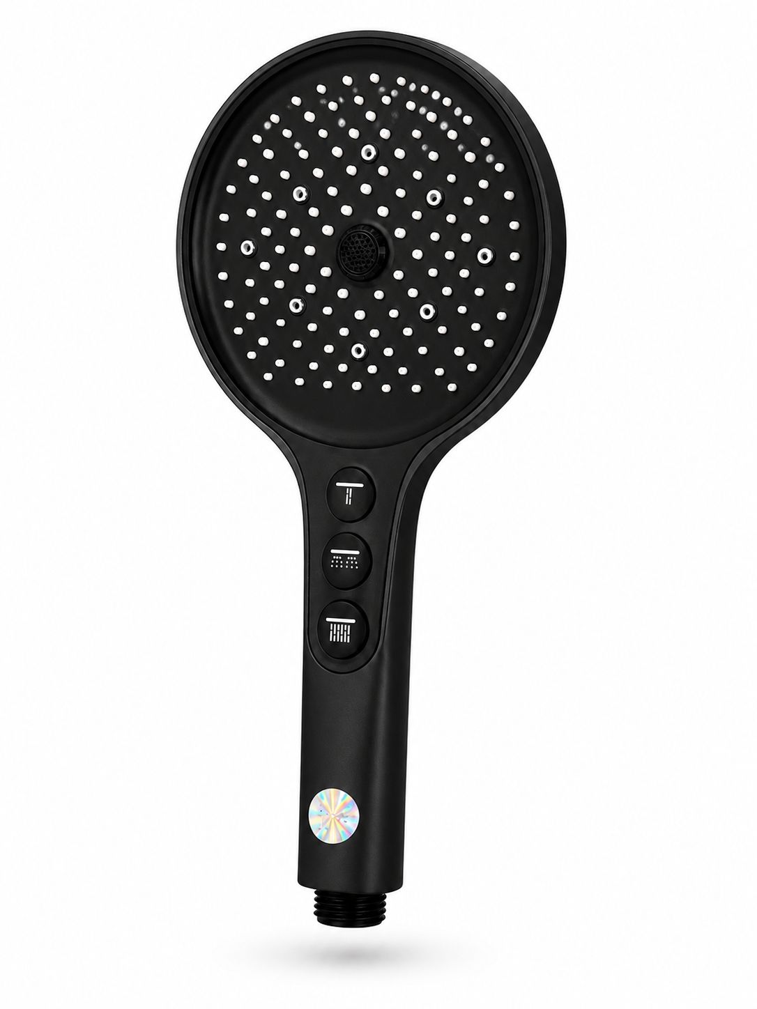 Coloana de dus, Termostat, Afișaj Digital și Lumini LED Autonome, inox, negru RVL31502B