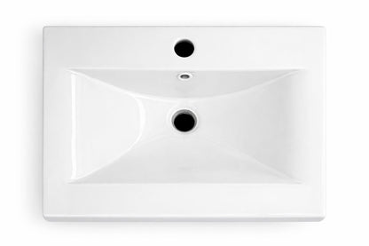 Set mobilier baie, PVC, 50x43x52 cm, negru   RVH11-500B
