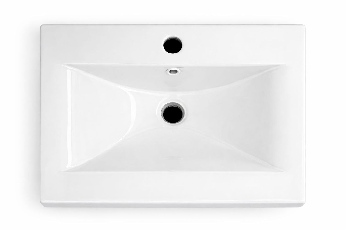 Set mobilier baie, PVC, 50x43x52 cm, alb   RVH11-500W