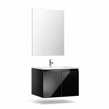 Set mobilier baie, PVC, 60x45x50cm, negru   RVC0021B