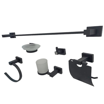 Set 6 piese accesorii, zinc, negru RV888838