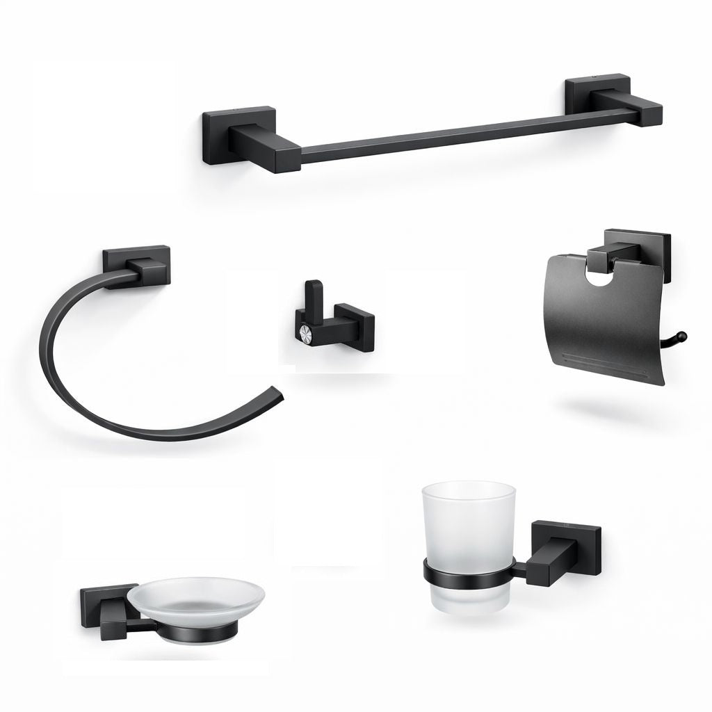 Set 6 piese accesorii, zinc, gri RV888838G