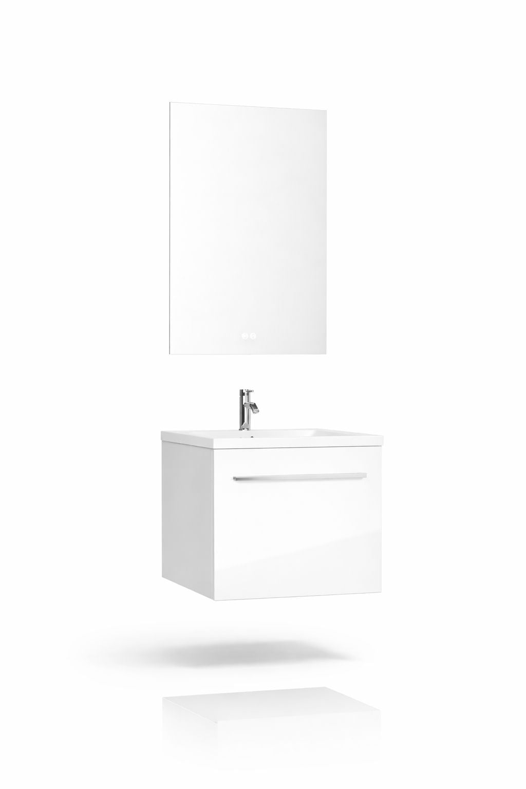 Set mobilier baie, PVC, 50x43x52 cm, alb   RVH11-500W