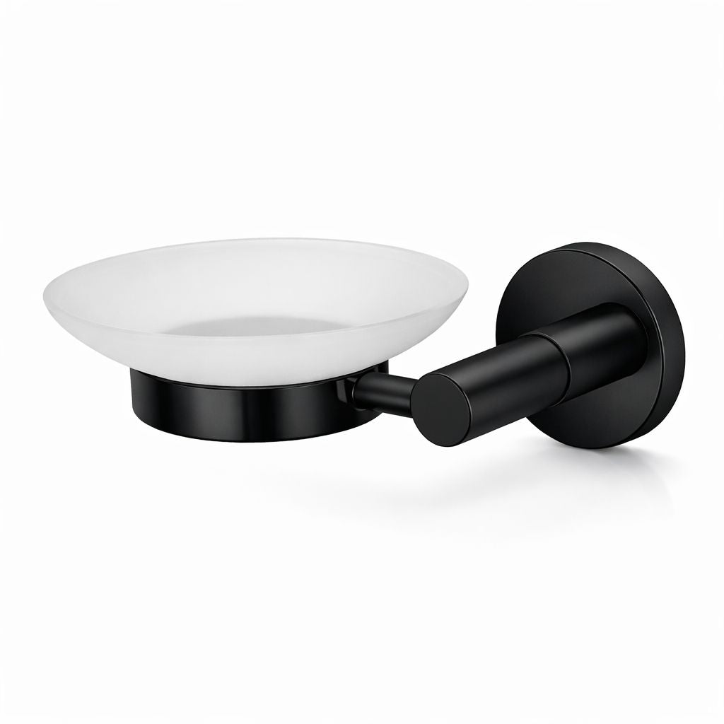 Set 6 piese accesorii baie, alama, negru RV888830