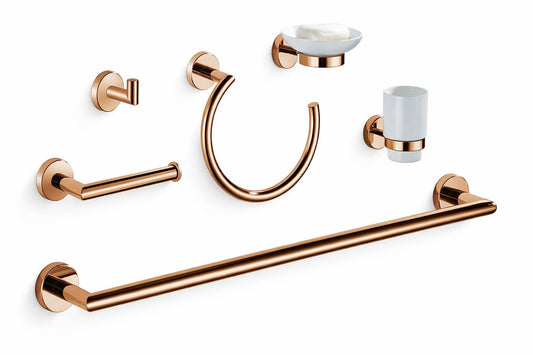 Set 6 piese accesorii, otel inoxidabil, rose-gold RV8888160