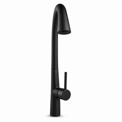Baterie bucatarie, racorduri incluse, negru RV961B
