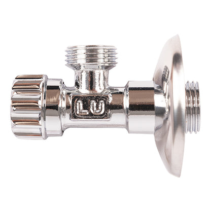 Robinet coltar cu rozeta, crom, 1/2"x1/2", Italia RV888865